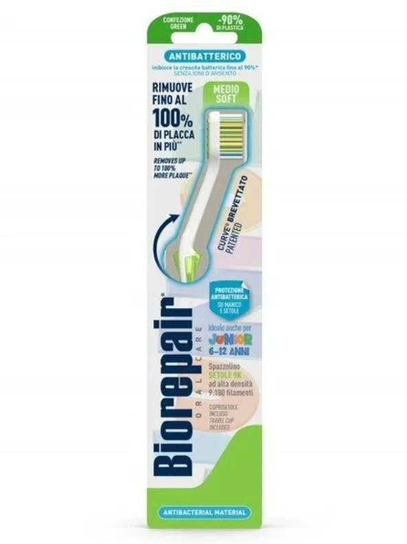 Зубная щетка  Biorepair Junior 6-12 Medium-Soft средне-мягкая