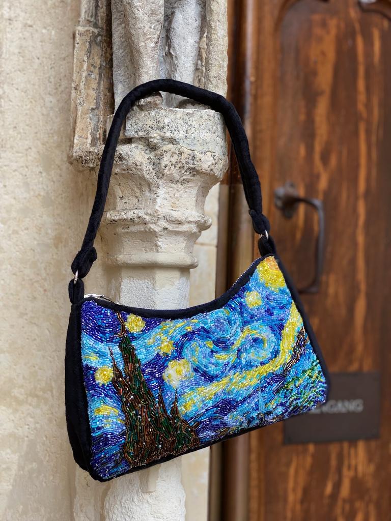 HOBO  BAG  “ Звездная ночь ” Van Gogh