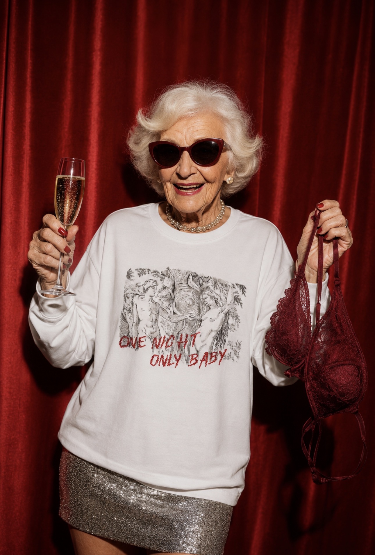 LONG -SLEEVE “one night “