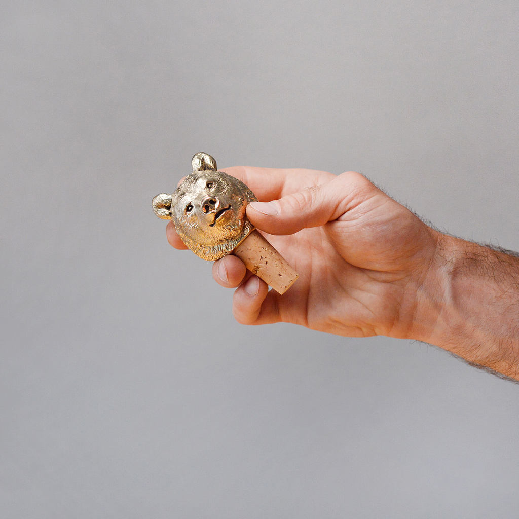 Ведмідь. Стопер для пляшки