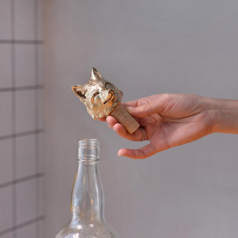 Лис. Стопер для пляшки
