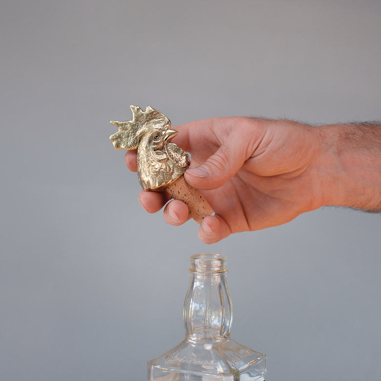 Півень. Стопер для пляшки