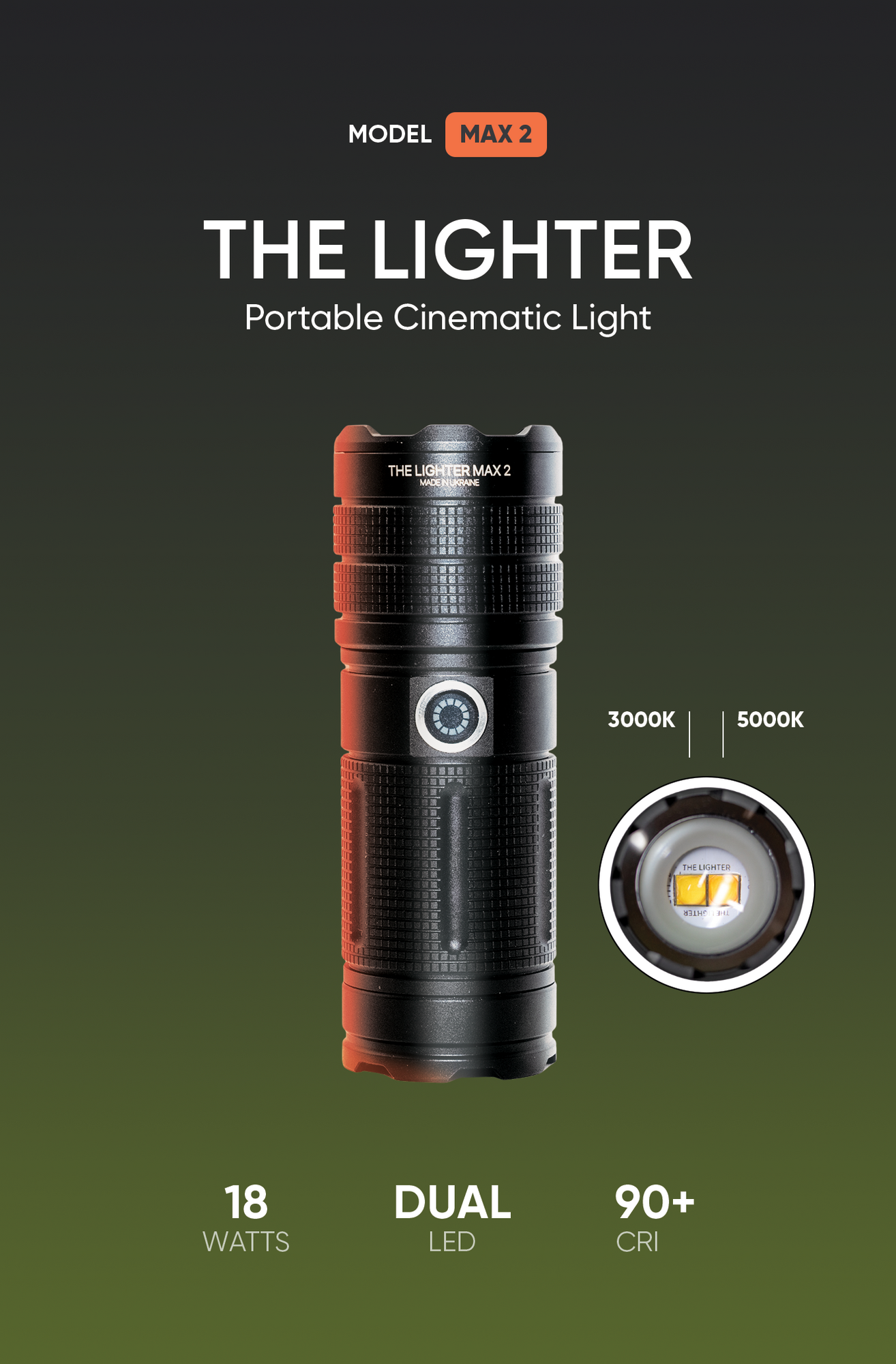 Lanternă foto The Lighter Max 2