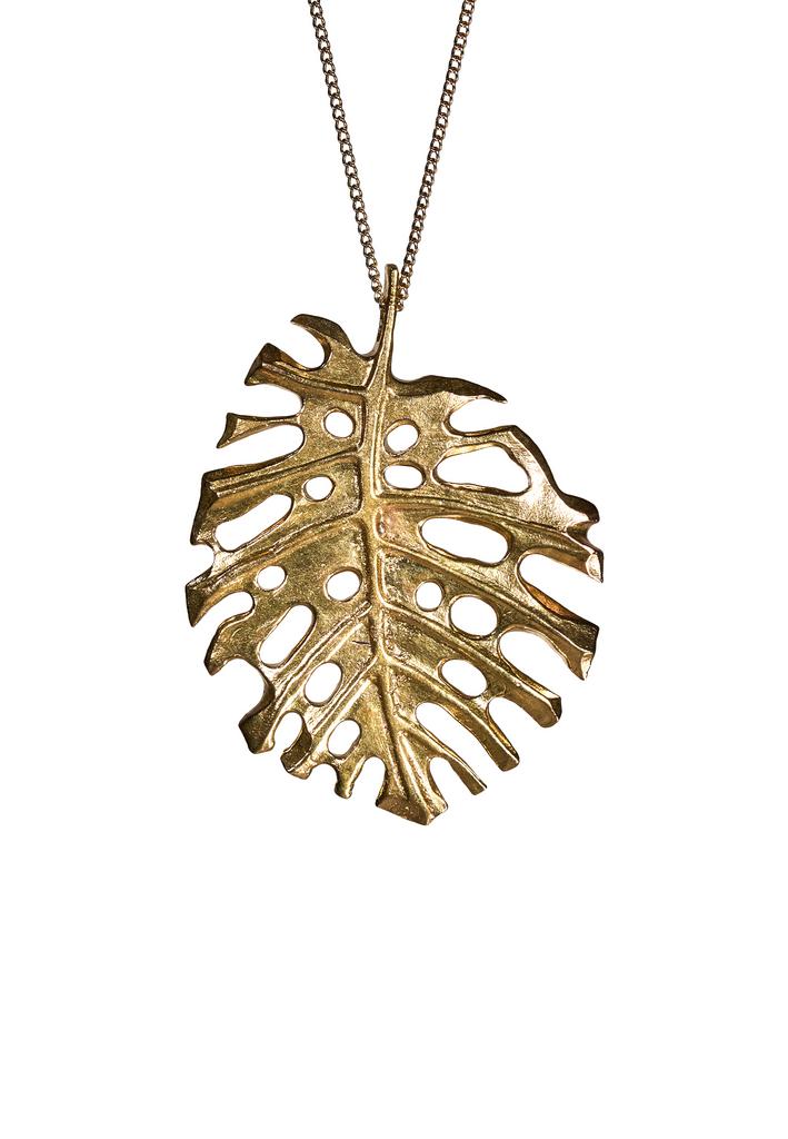 Подвеска Монстера на цепочке