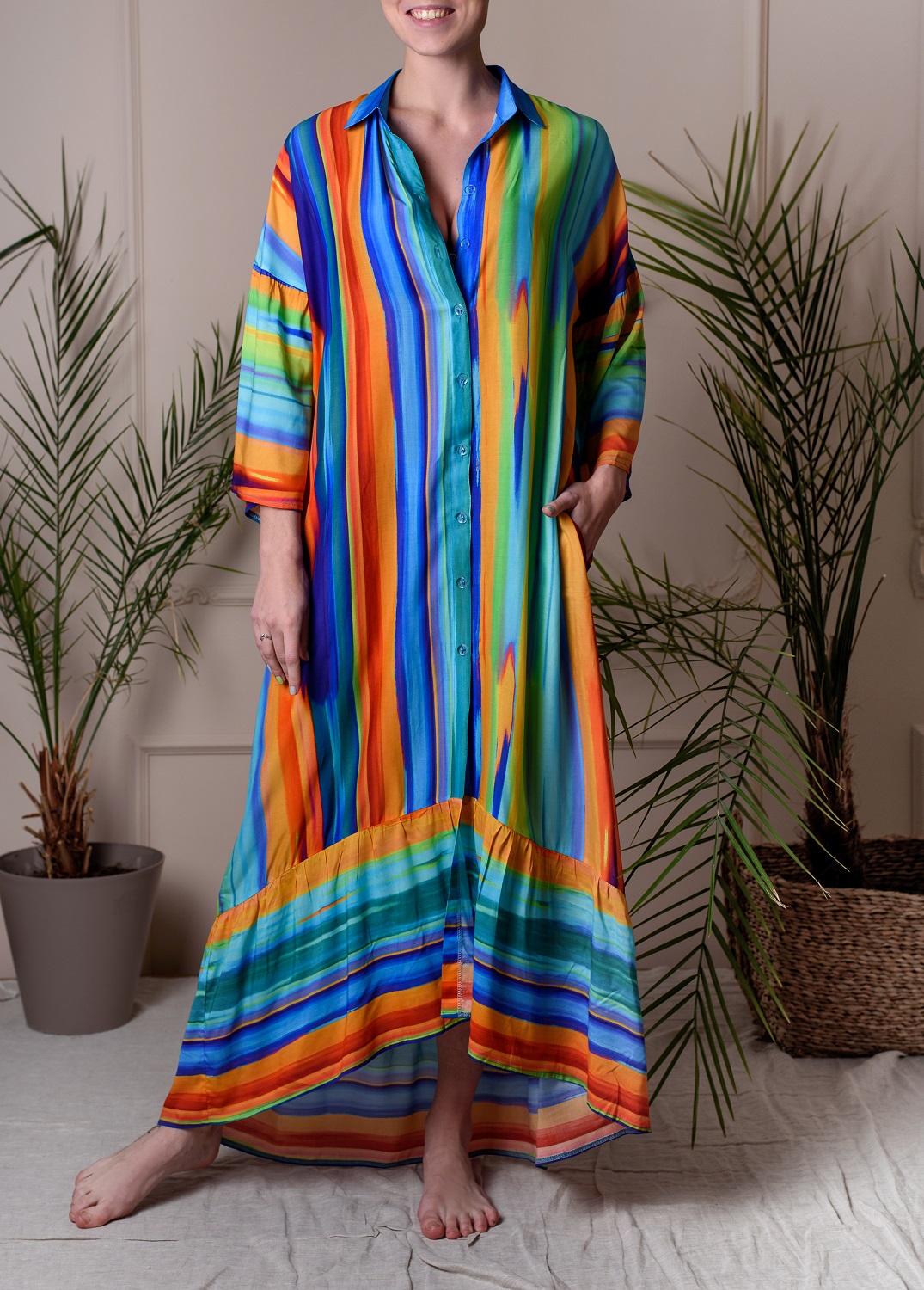 Пляжное платье 100% вискоза Toccata Германия Beverlee 17160