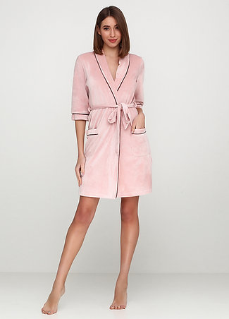 Хлопковий халат для дома Украина JULIA ULICH 704