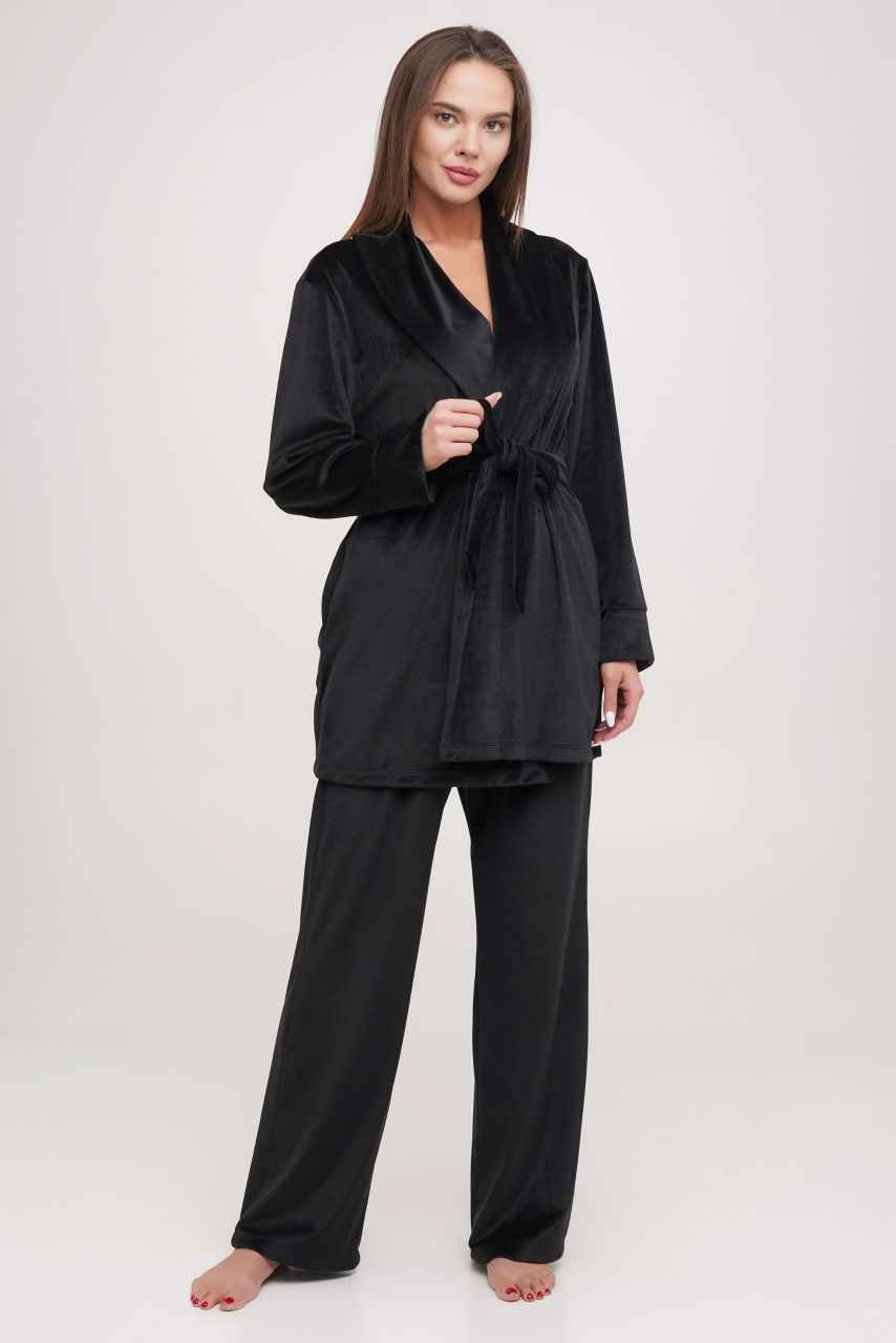 Костюм жіночий велюровий 03207 Effetto Італія