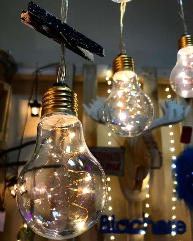 Гирлянда с микролед лампами "Ретро"