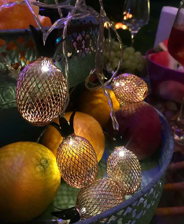 Гирлянда солнечная "Ананасы"