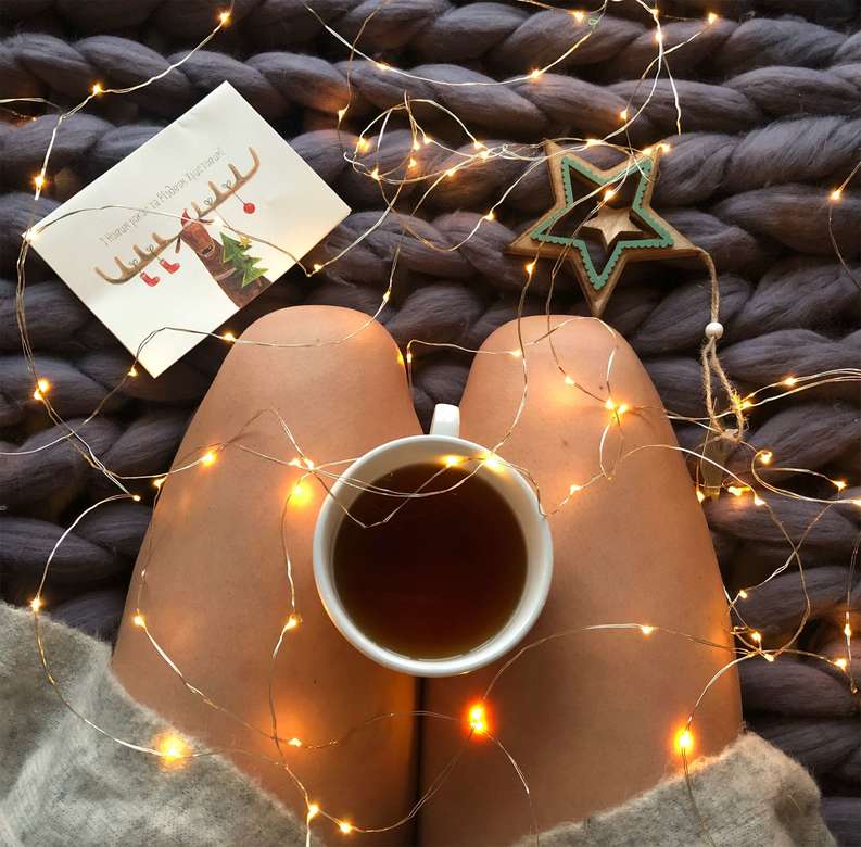 Микролед цепочка с питаниям от  батареек