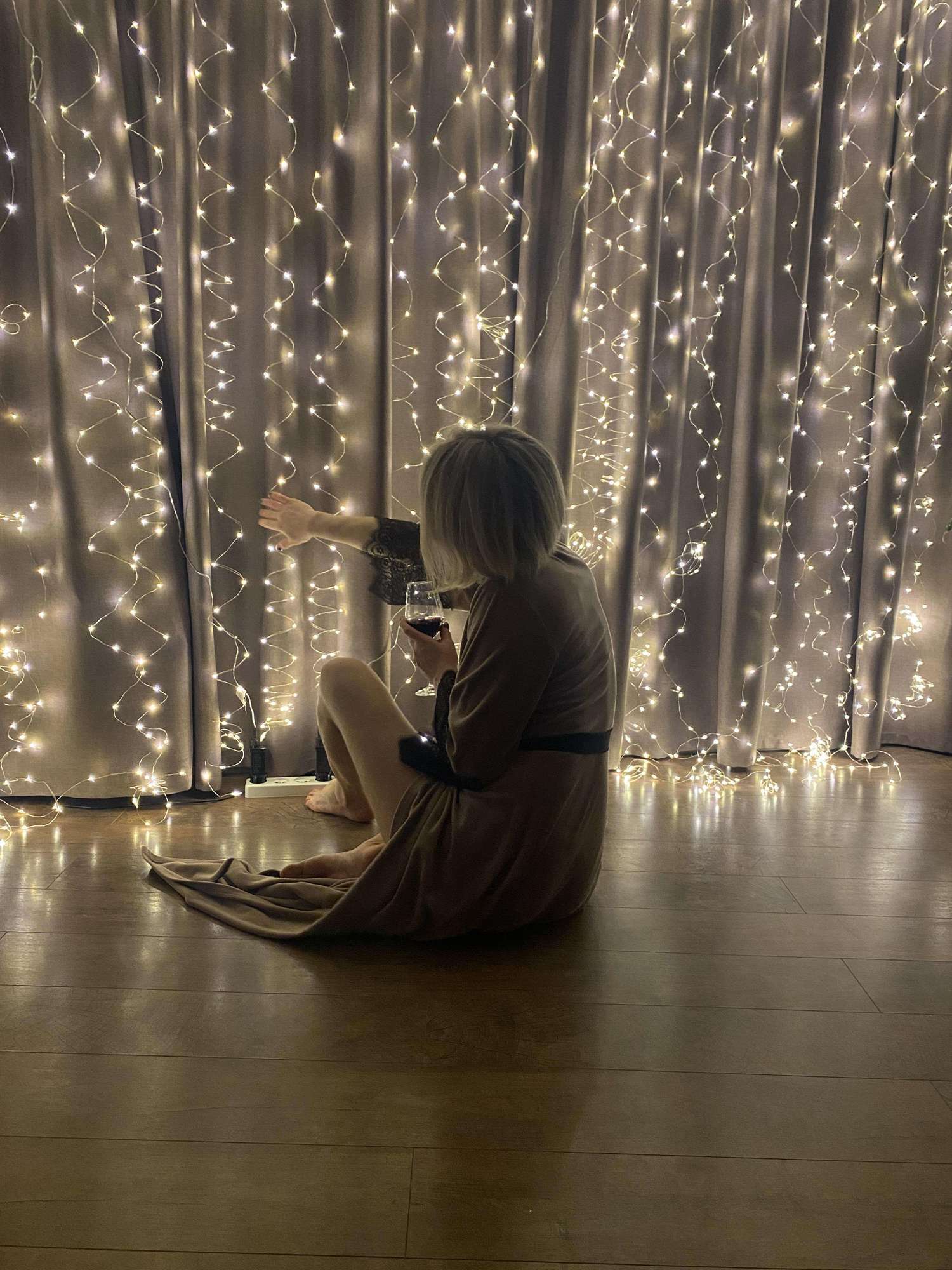 Гигантская штора микролед