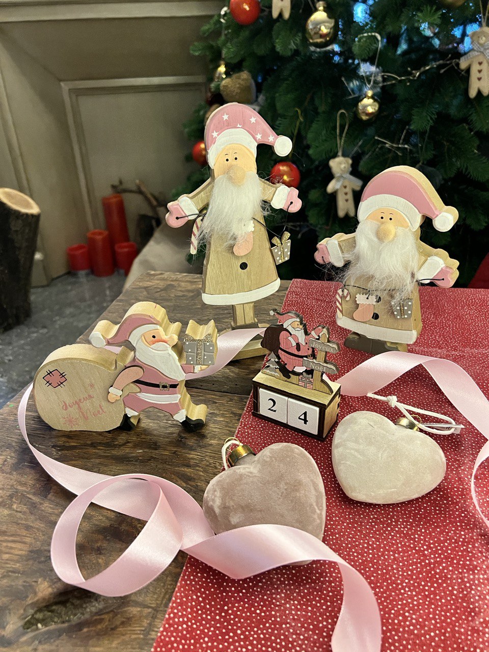 Розовая коллекция декора