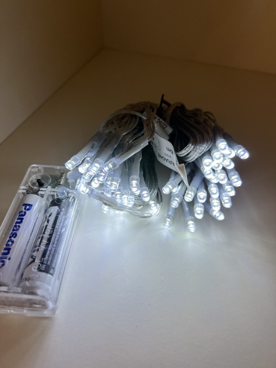 Гирлянда на батарейках 6 метров