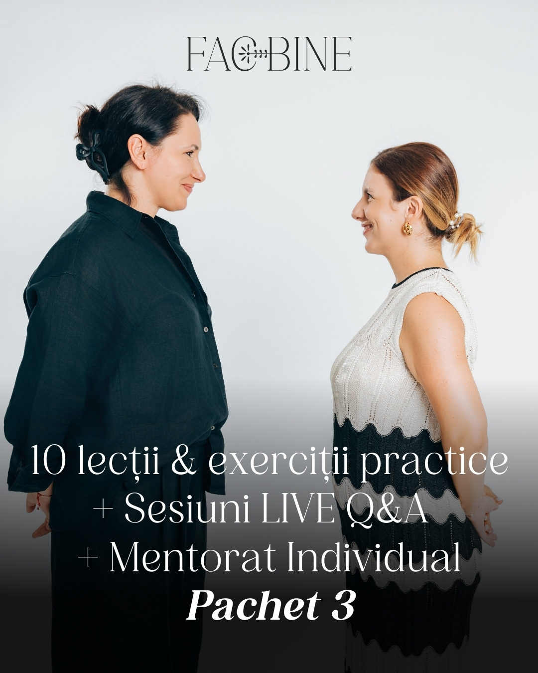 Pachet Premium - Curs online: Fac Bine - Achitare în rate