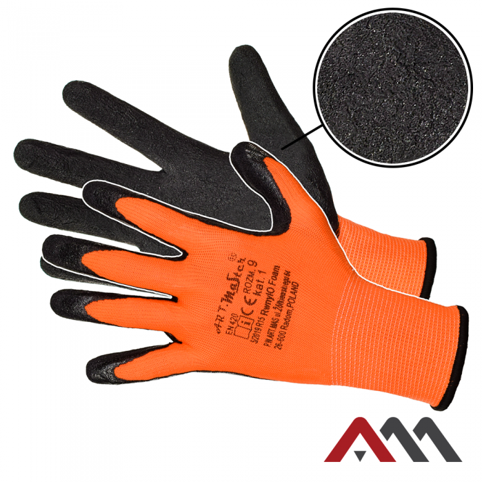 ART.MAS GLOVES RWNYL O FOAM CAT.1 - Рукавички з латексним покриттям на UAFORMA.com