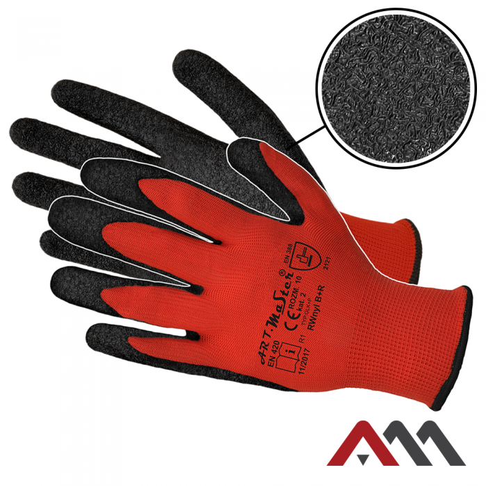 ART.MAS GLOVES RWNYL B+R CAT.2 - Рукавички з латексним покриттям на UAFORMA.com