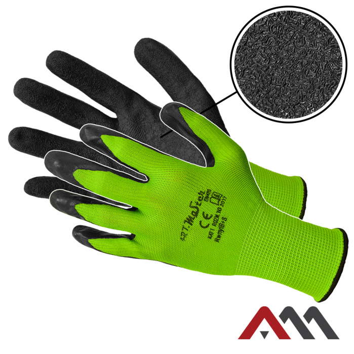 ART.MAS GLOVES RWNYL B+S CAT.1 - Рукавички з латексним покриттям на UAFORMA.com