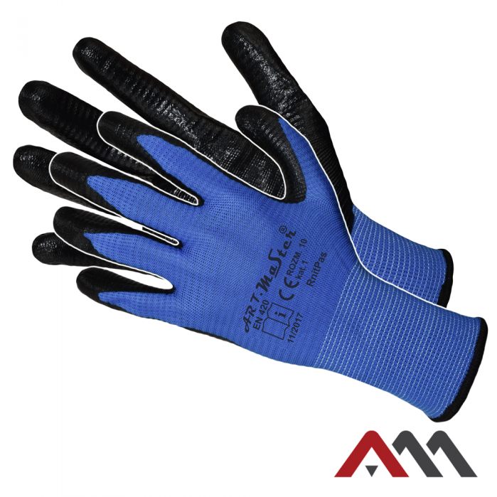 ART.MAS GLOVES RNITPAS CAT.1 - Рукавички з нітриловим покриттям на UAFORMA.com