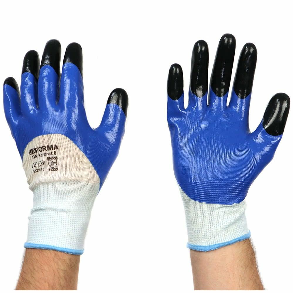 UAFORMA Gloves UA-XERONIT B - Рукавиці робочі з нітриловим покриттям