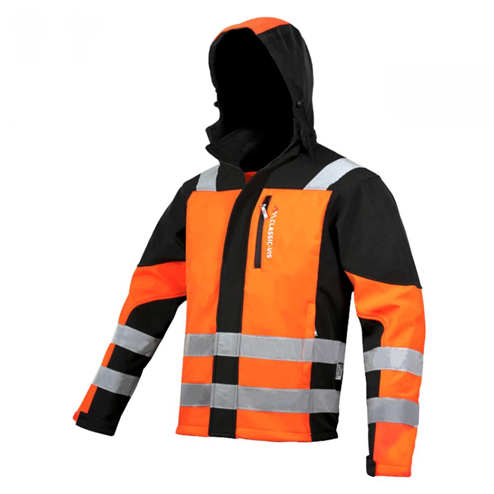 ArtMas Classic-Vis Orange Jacket Softshell - Куртка з капюшоном, флуоресцентна