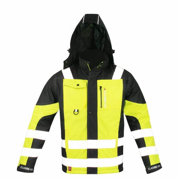 ArtMas Classic-Vis Oxford Yellow Winter Jacket - Куртка утеплена, зі світловідбиваючими смугами