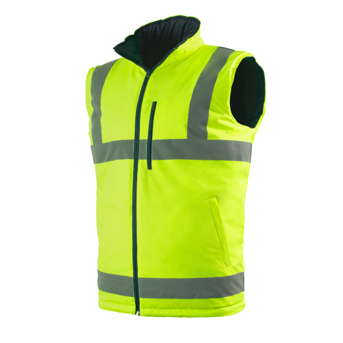 ArtMas BZR 2side Sleeveless Cat I - Двосторонній Робочий утеплений жилет чорний