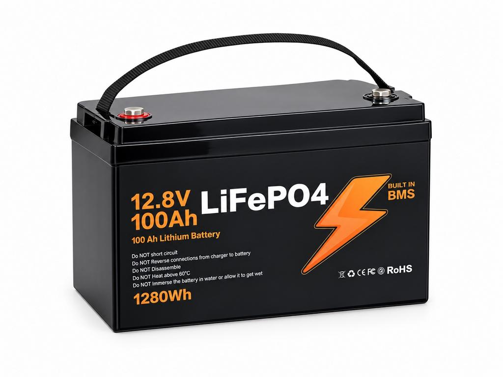 Акумулятор LANPWR 12.8V 100Ah для автономних систем живлення