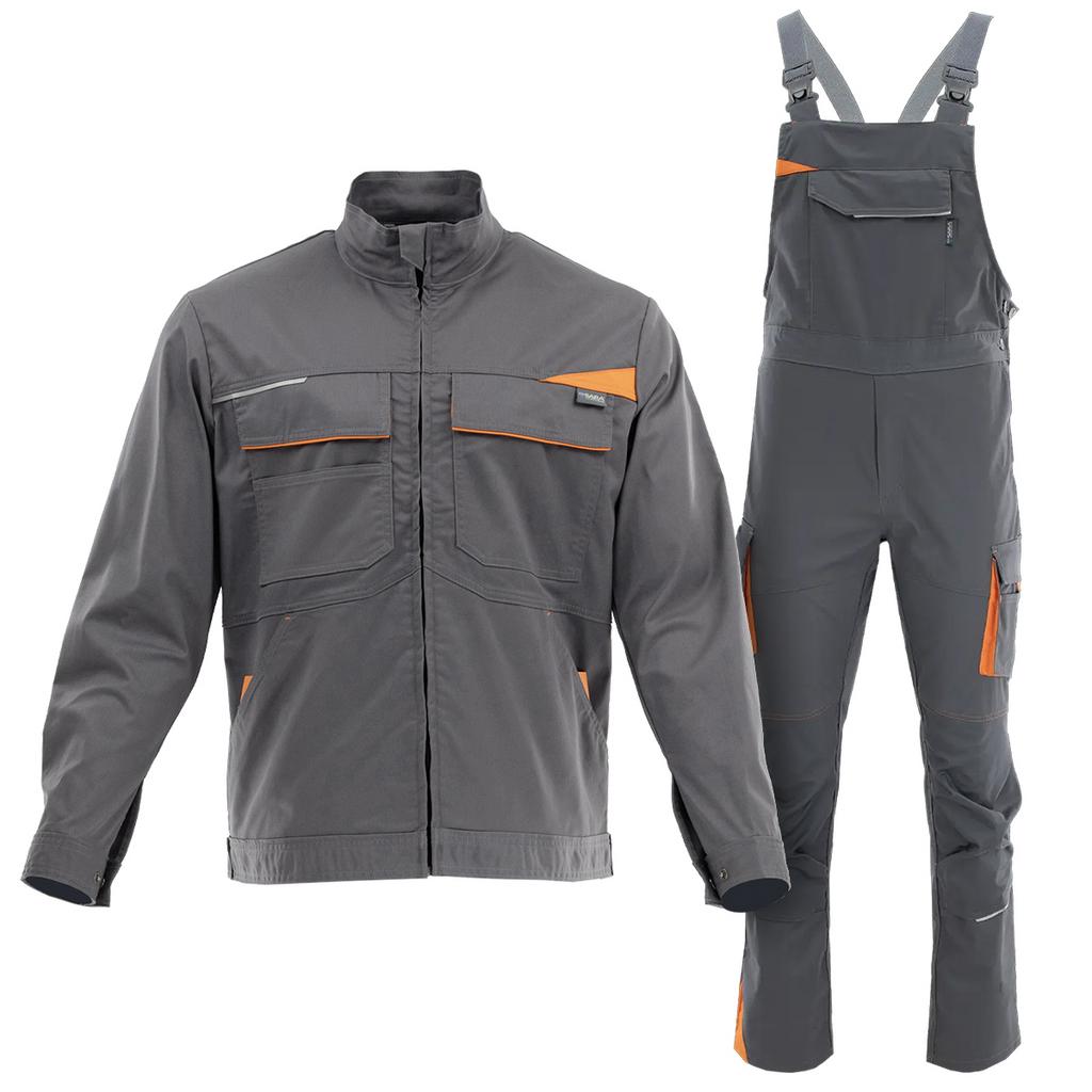 SARA WORKWEAR Bib-Pants & Jacket KING FLEX - Робочий стрейчевий комплект напівкомбінезон та куртка