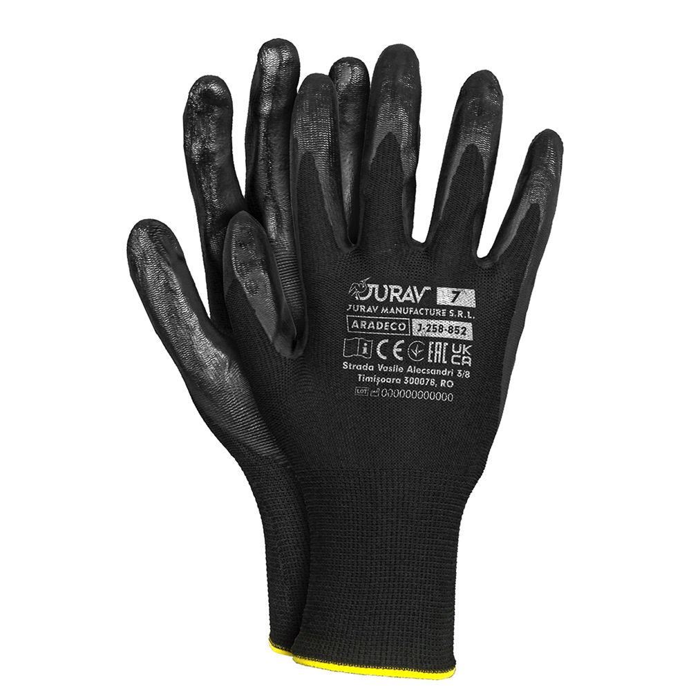 JURAV Gloves J-ARADECO BB - Захисні рукавички з латексним покриттям