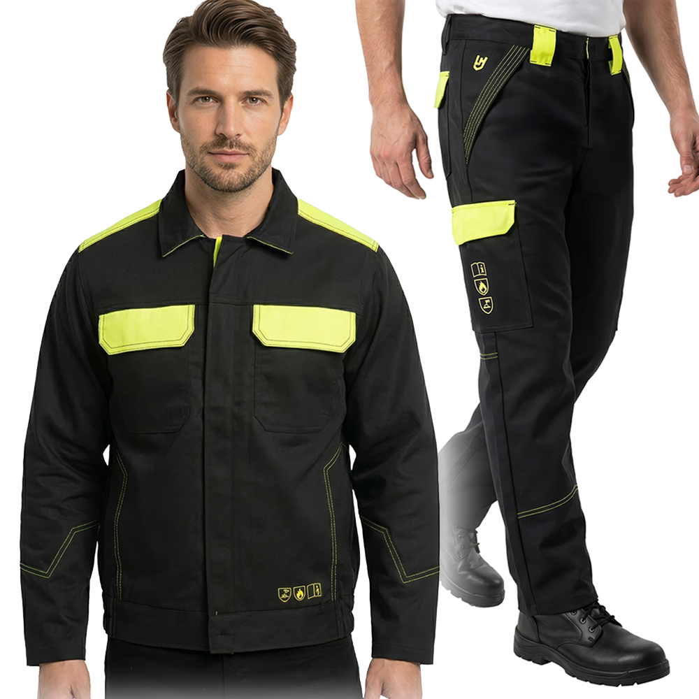 LEBER & HOLLMAN SPECWELD Pants & Jacket - Комплект захисні вогнестійкі штани та куртка для зварювальників