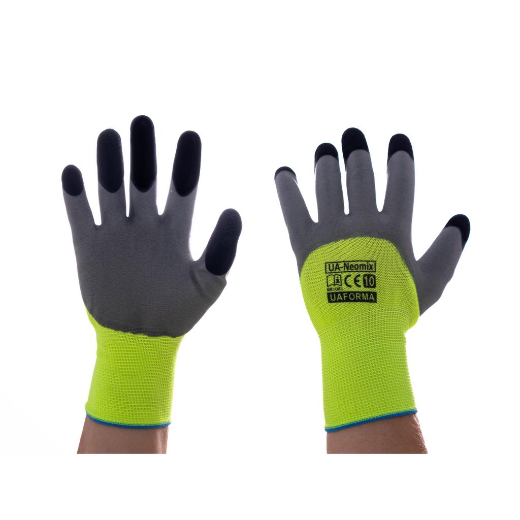 UAFORMA Gloves UA-Neomix - Рукавиці робочі з гладким латексним покриттям