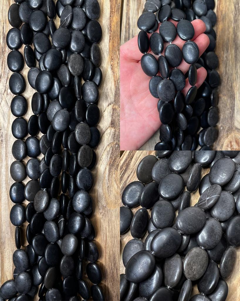 Шунгит овал 20 мм