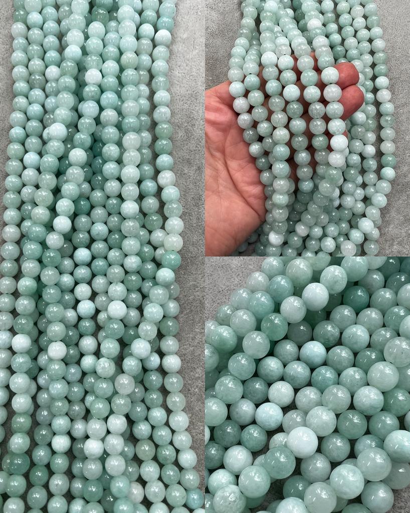 Кварц фисташковый 8 мм