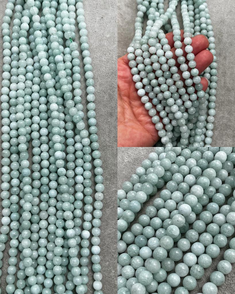 Кварц фисташковый 6 мм