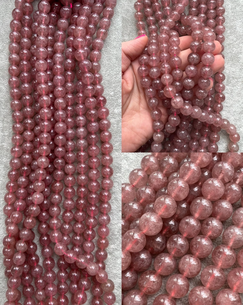 Клубничный кварц 10 мм