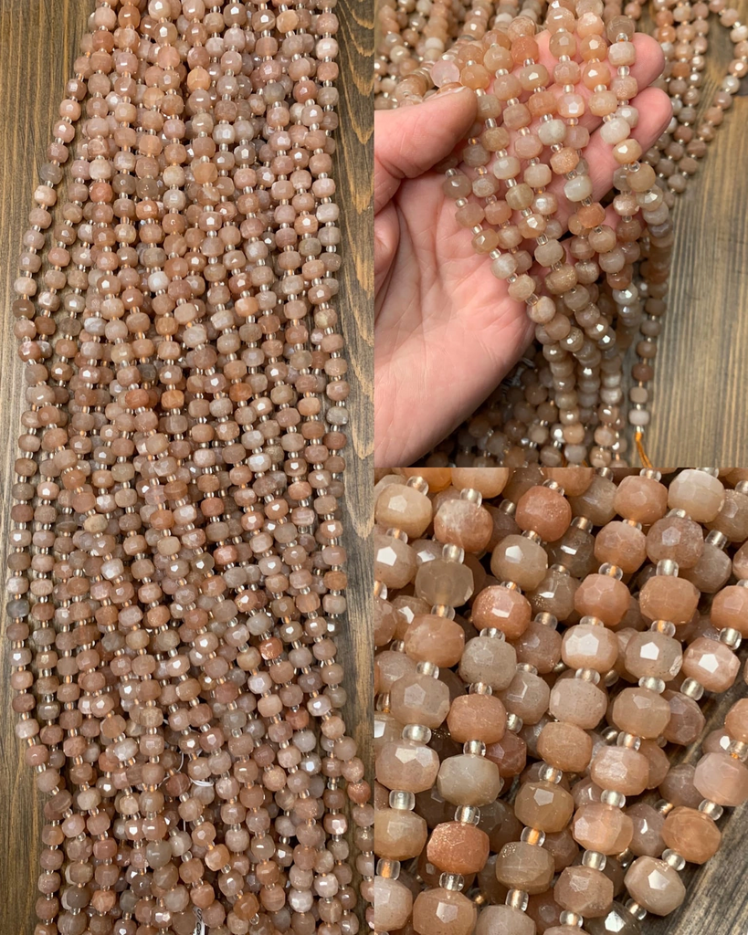 Солнечный камень 8 х 6 мм