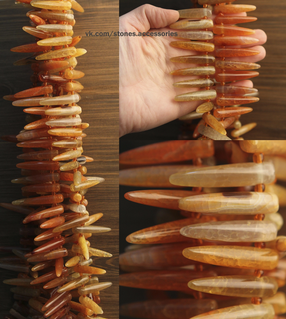 Агат кракле / цена со скидкой 40%