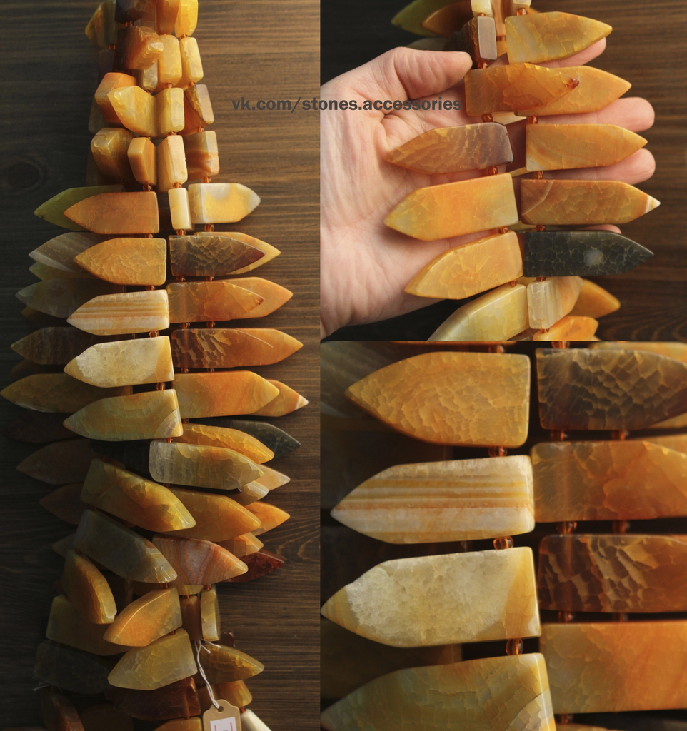 Агат кракле (тонирован) / цена указана со скидкой 30%