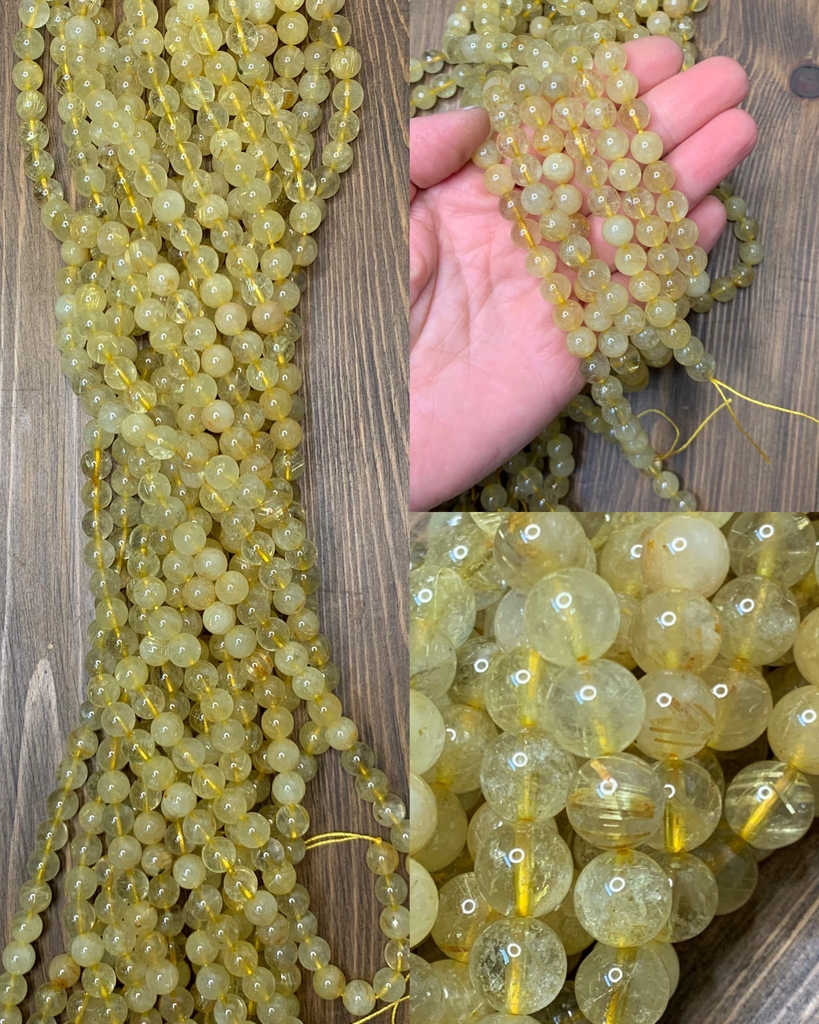 Рутиловый кварц 8 мм