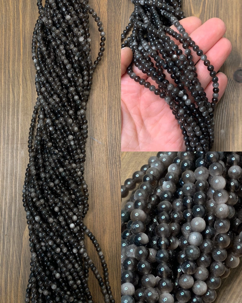 Обсидиан радужный 4 мм