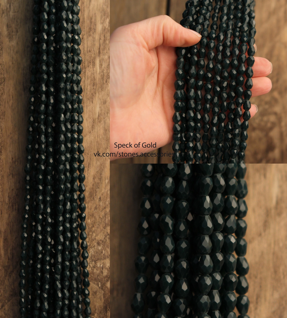 Хрусталь капля 8 х 6 мм