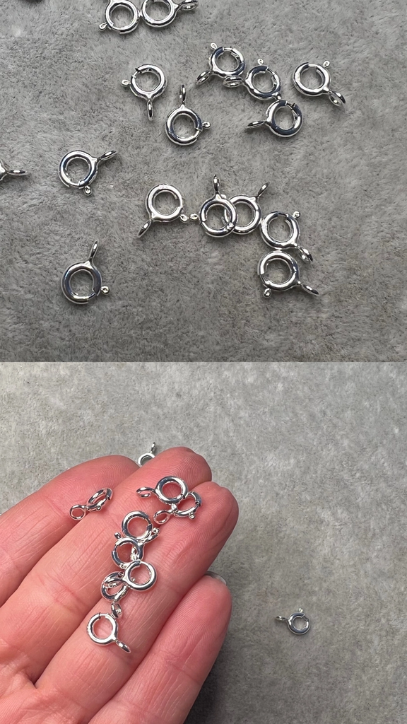 Карабин круглый 925 пр 7 мм