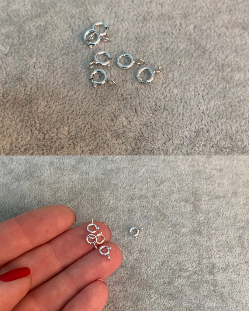 Карабин круглый 925 пр 5 мм