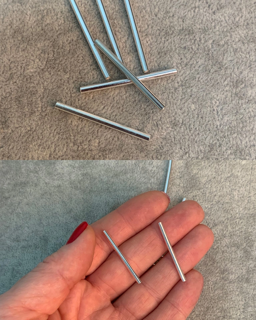 Трубочка серебро 925 пр