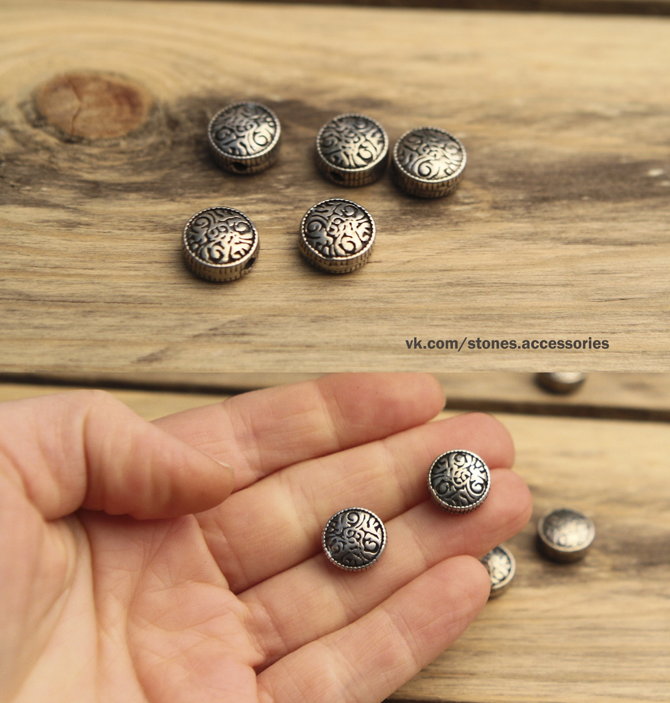 Бусины серебро 925 пр