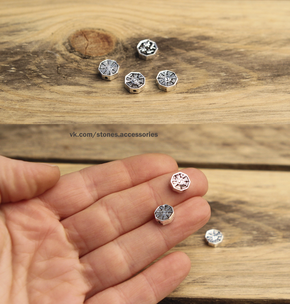 Бусины серебро 925 пр