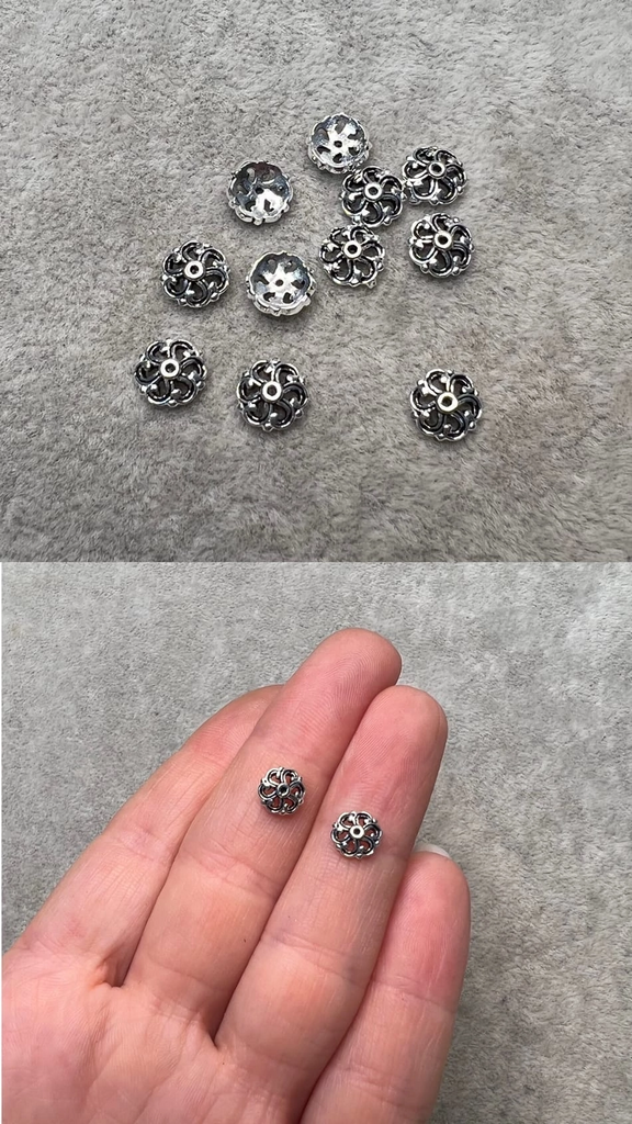 Шляпки серебро 915 пр 7 мм