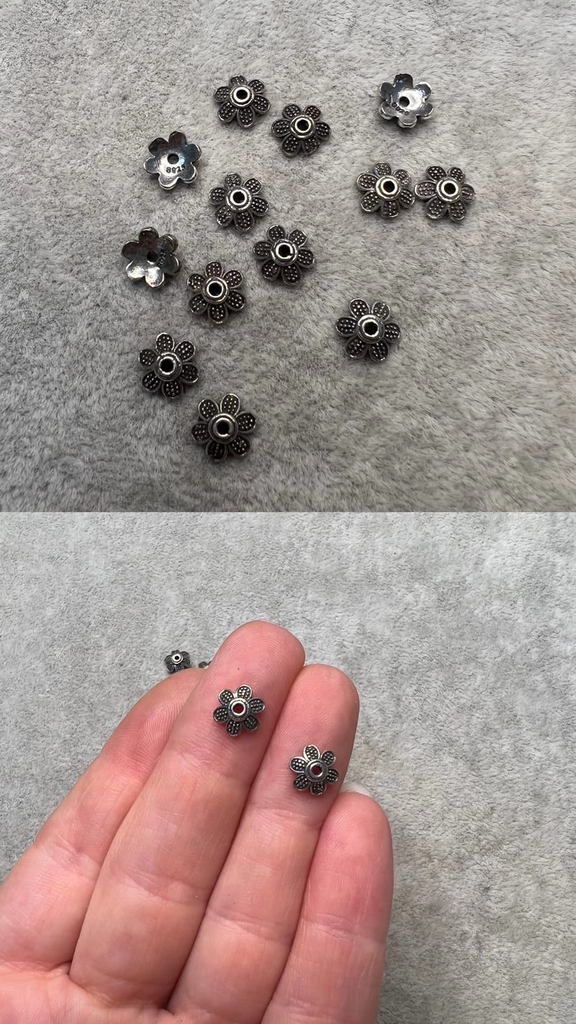 Шляпки серебро 925 пр 8 мм