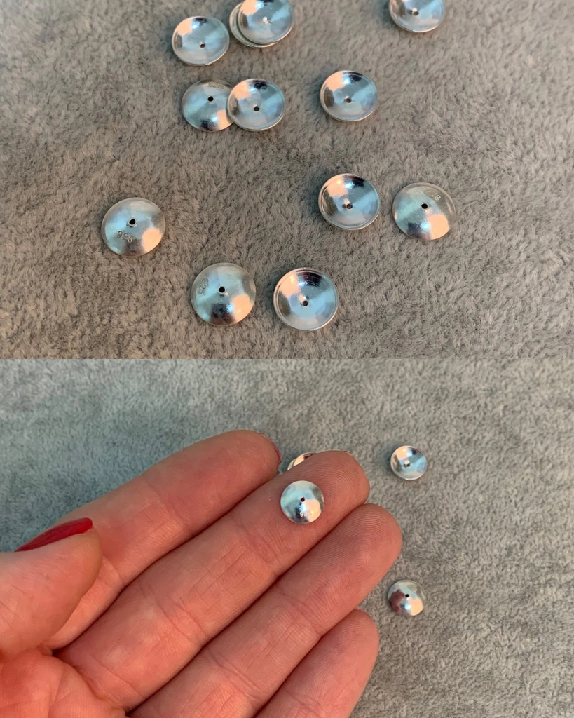 Шляпки серебро 925 пр 8 мм