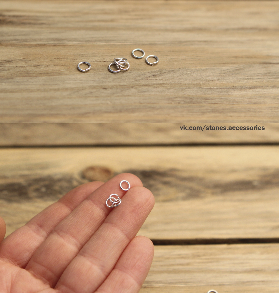 Кольца 925 пр 5 мм, толщина 0.6 мм
